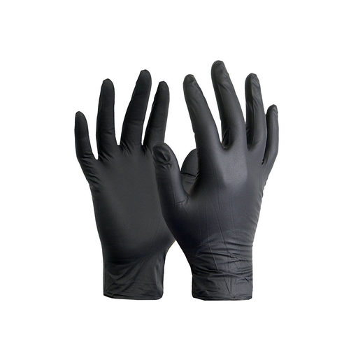 Guantes de nitrilo Negro (100u)